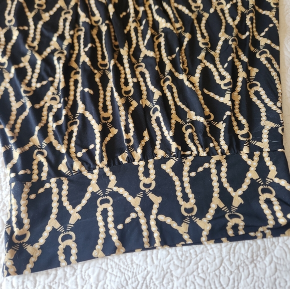 Status print chain neck halter top - Picture 5 of 5